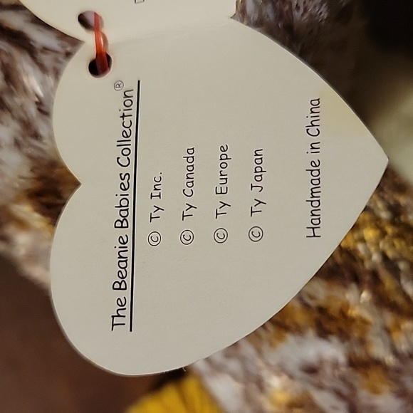 Vtg 2001 Ty Wise Owl Smarter Graduation School College Beanie Baby Error - Picture 14 of 14